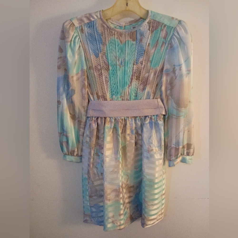 Pastel Pleated Dress